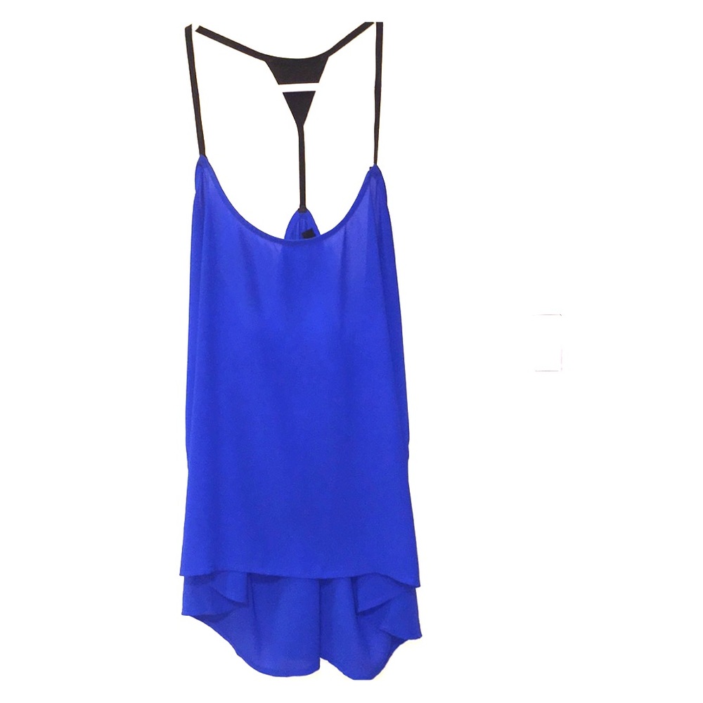Royal blue tank top by Very J